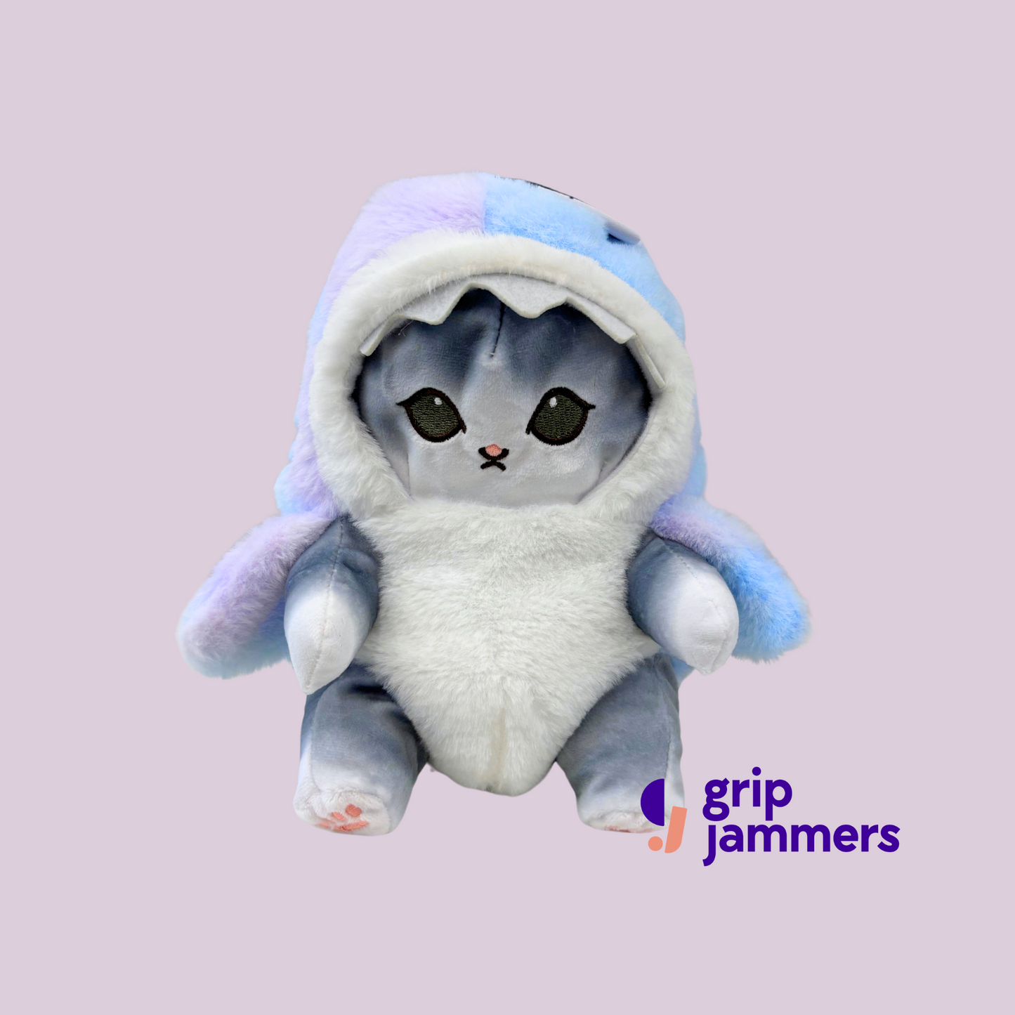 Mofusand Shark Cat Chalk Bag (Pastel Blue Hues)