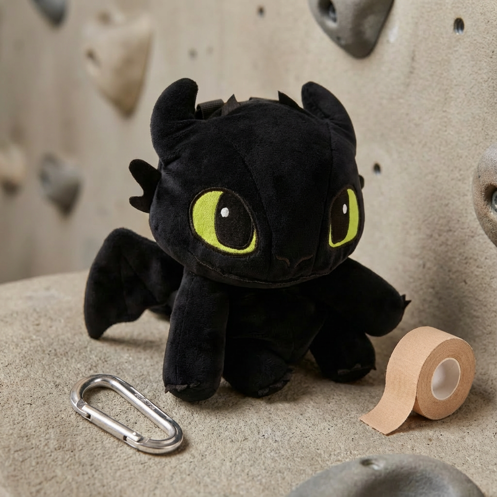 Toothless Chalk Bag – gripjammers Toothless Chalk Bag – gripjammers