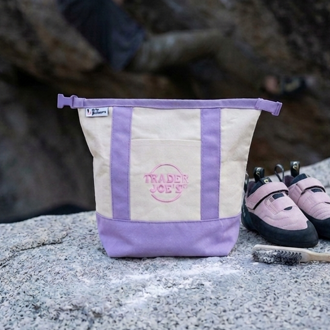 Trader Joe's Boulder Bag (Pastel Purple)