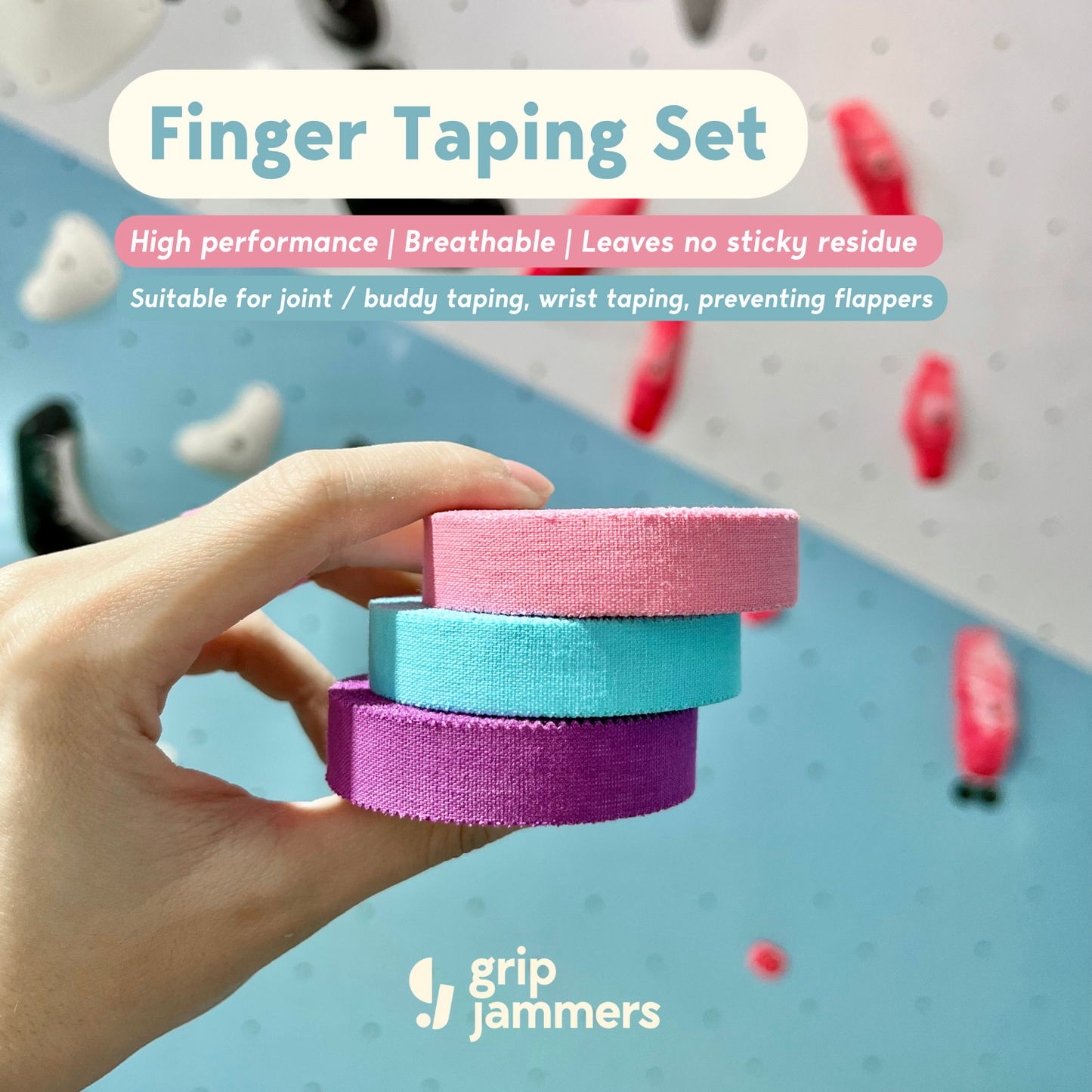 1.5cm (0.6") Finger Taping Set